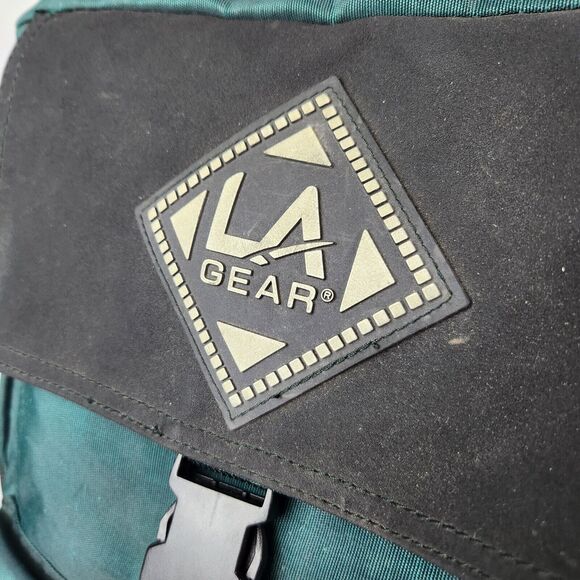 VTG 90s LA Gear Backpack Retro Colorblock Sports Basketball Streetwear Futurism - Picture 6 of 12